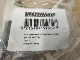 10x Westward Spring Clamp  W8212.960 (6)